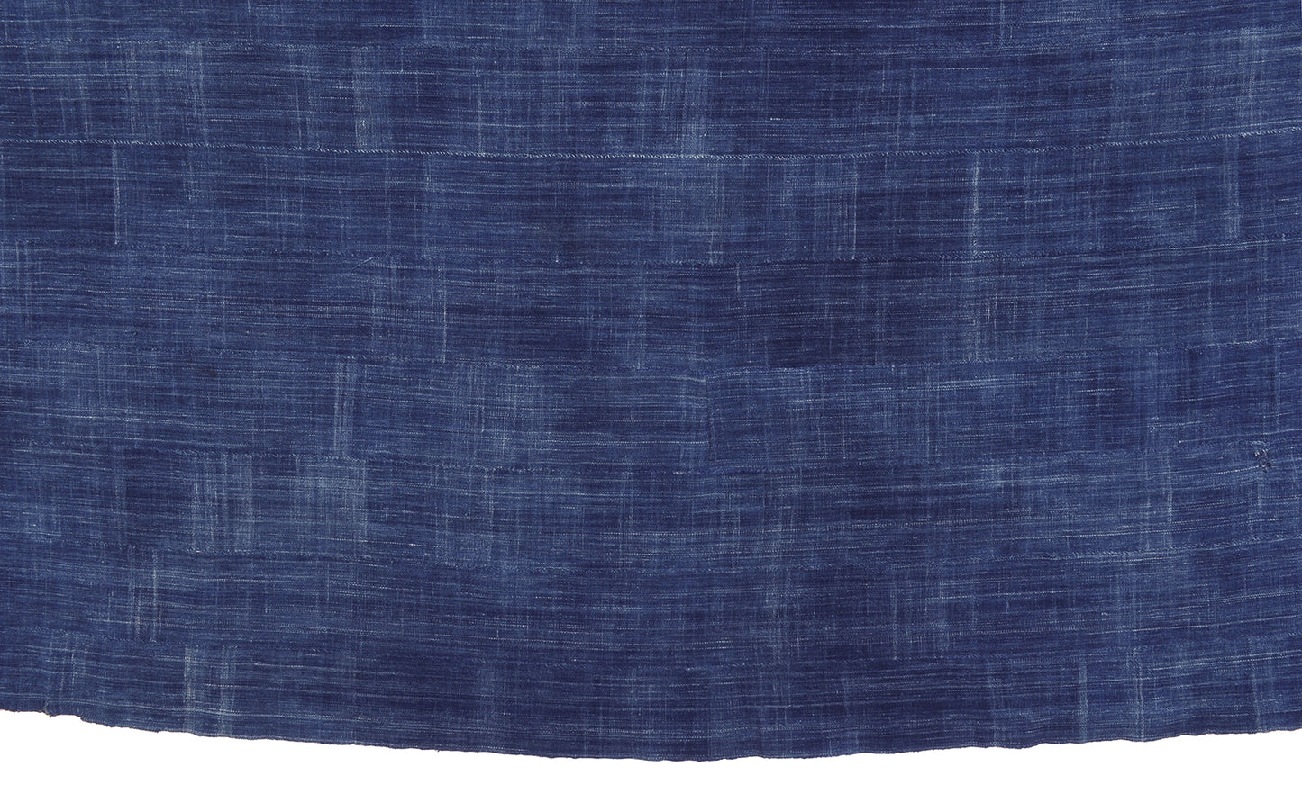 Authentic Vintage Handwoven Indigo Cloth From Burkina Faso Mossi Tribe Artistry - product focus