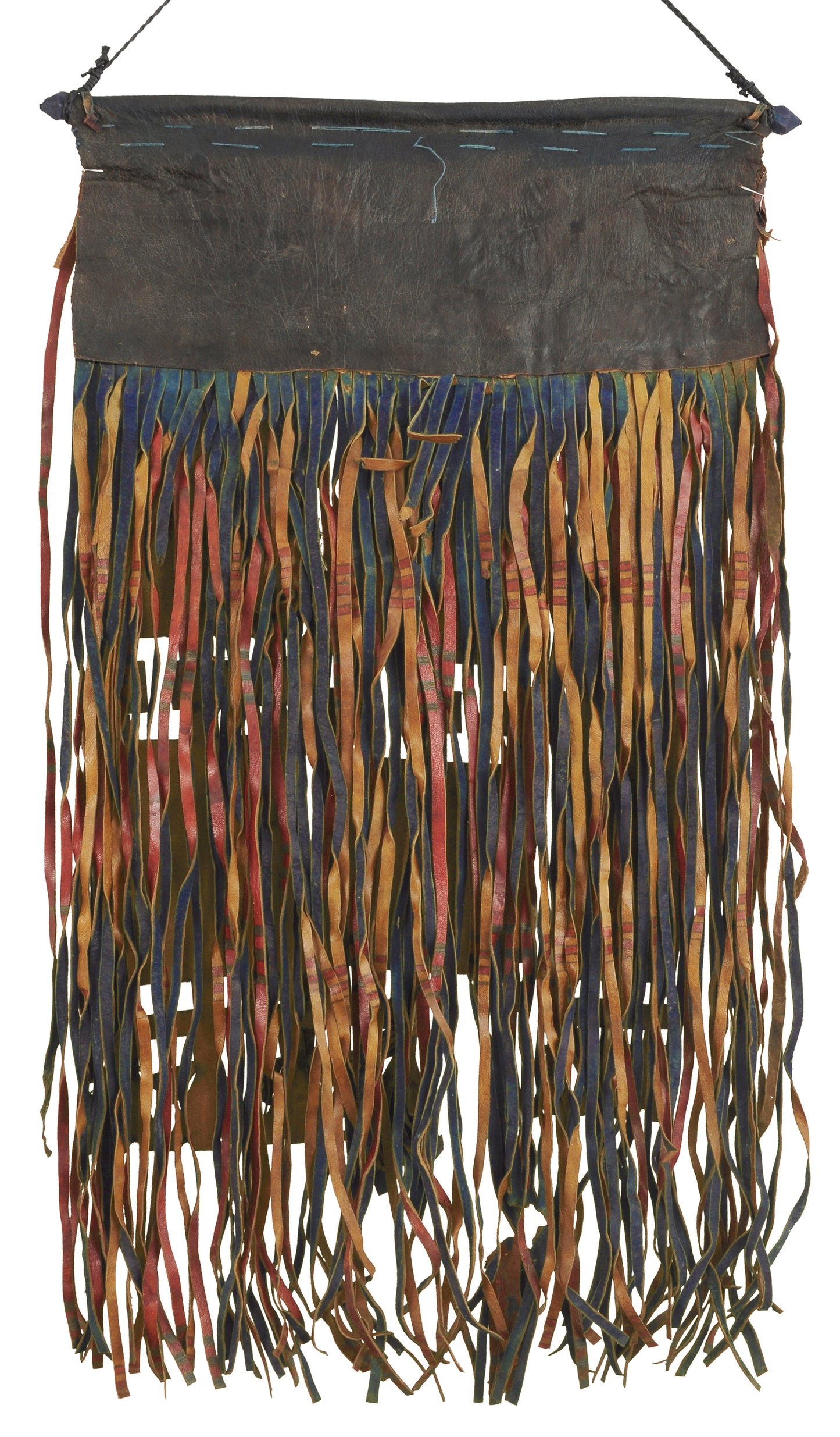 Authentic Tuareg Leather Wall Panel – Sahara Nomad Ethnic Décor
