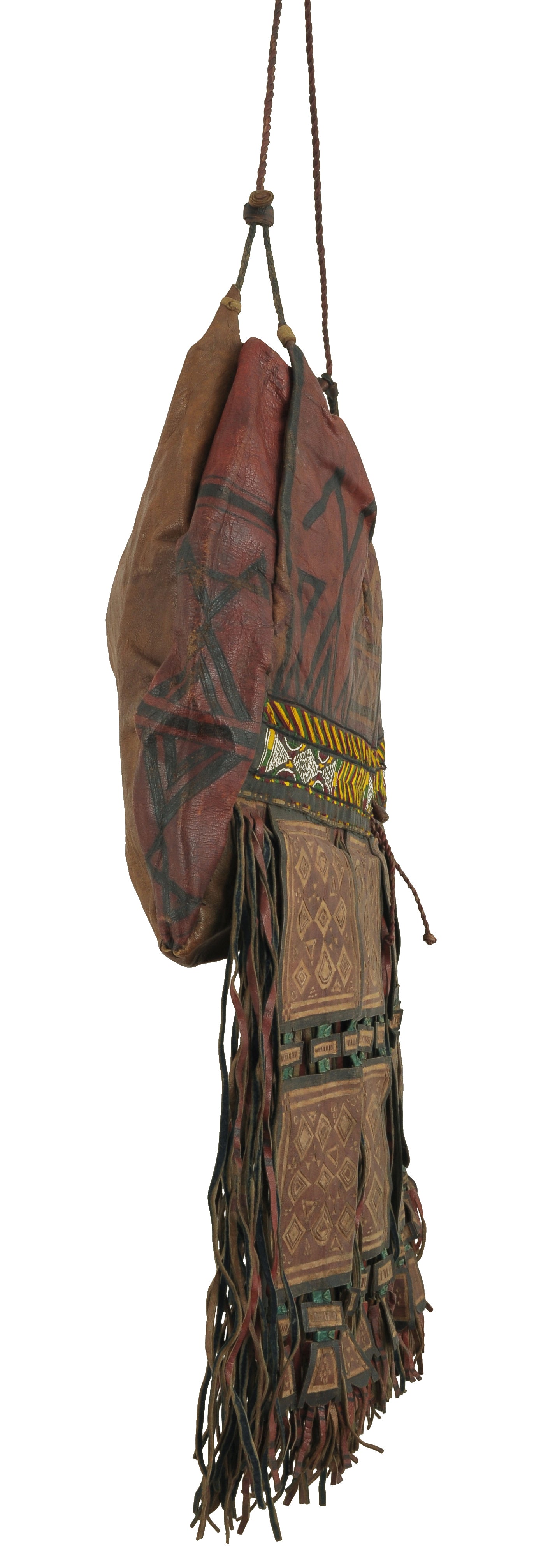 Classic Tuareg Leather Bag – Sahara Nomad Ethnic Style
