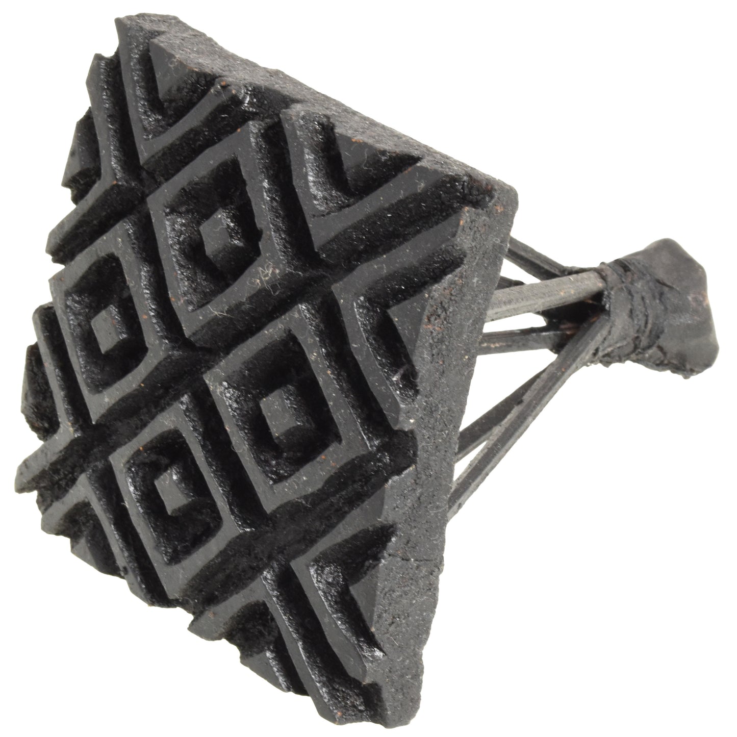 ANI BERE A ENSI GYA Adinkra Stamping Block – Discipline Symbol