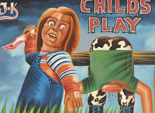 Child'S Play - Original Hand-Painted Horror Movie Poster From Ghana - alternate view