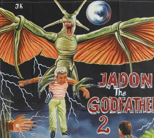 Jadon The Godfather 2 Movie Poster - Hand-Painted Oil On Canvas - alternate view