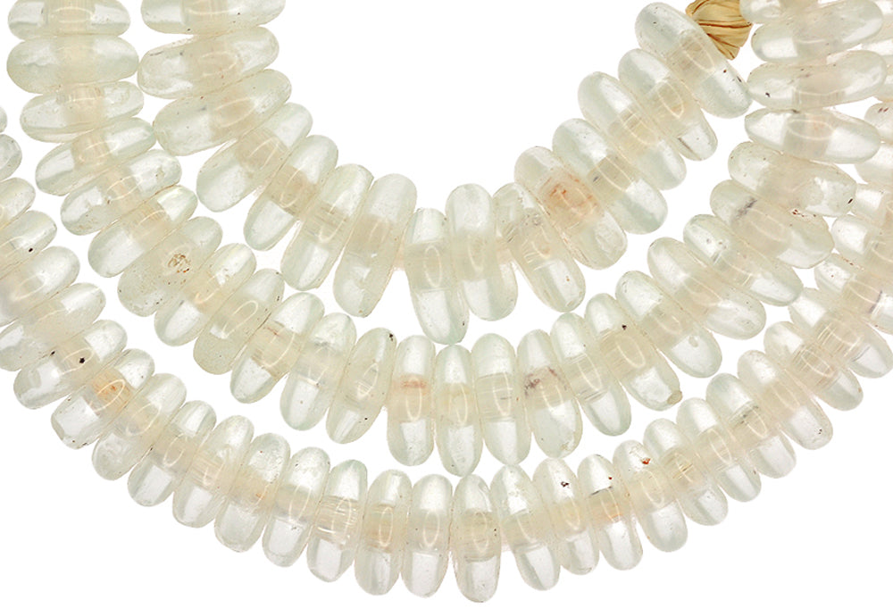 Handmade Recycled African Trade Beads - Ghana Annular Style, 11Mm - alternate view
