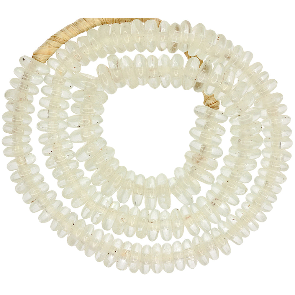 Handmade Recycled African Trade Beads - Ghana Annular Style, 11Mm