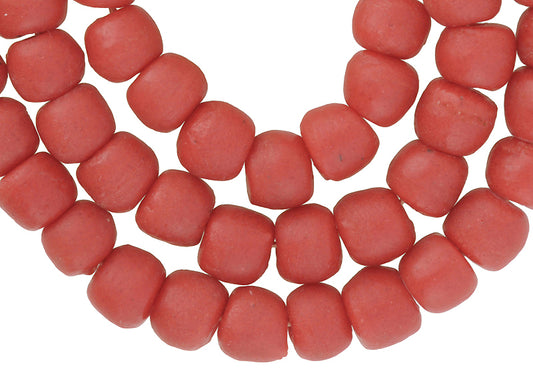 New Krobo Glass Beads: Recycled African Trade Beads, 12-13Mm - alternate view
