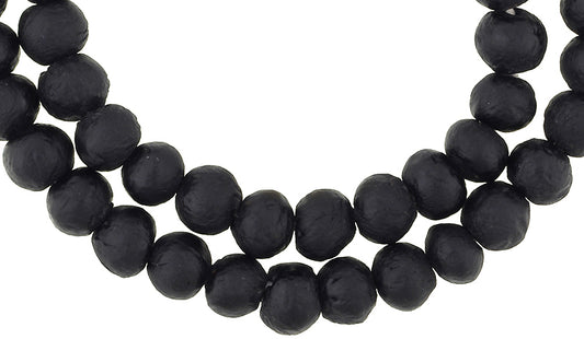 African Trade Beads: Krobo Recycled Glass Beads, 13-14Mm - alternate view