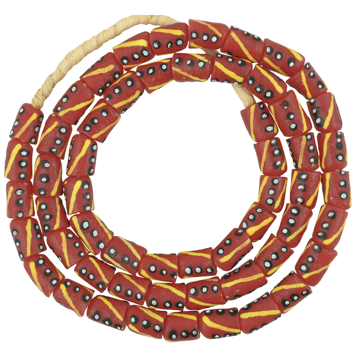 Authentic Ghana Fancy Powder Glass Beads - African Trade Beads