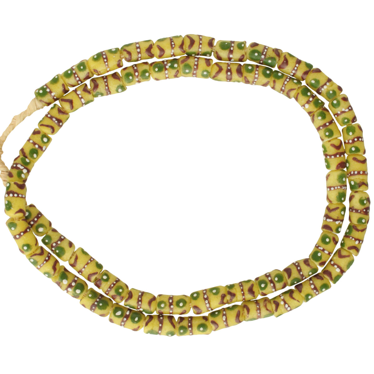 Vibrant 7Mm Powder Glass African Beads, Inspired By Venetian Trade Beads