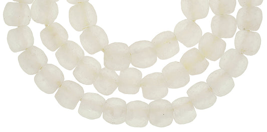 Translucent Krobo Glass Beads 13-14Mm - Authentic African Trade Beads - alternate view