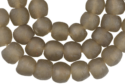 Translucent 14Mm Krobo Glass Beads - Ghana Recycled Trade Beads - alternate view