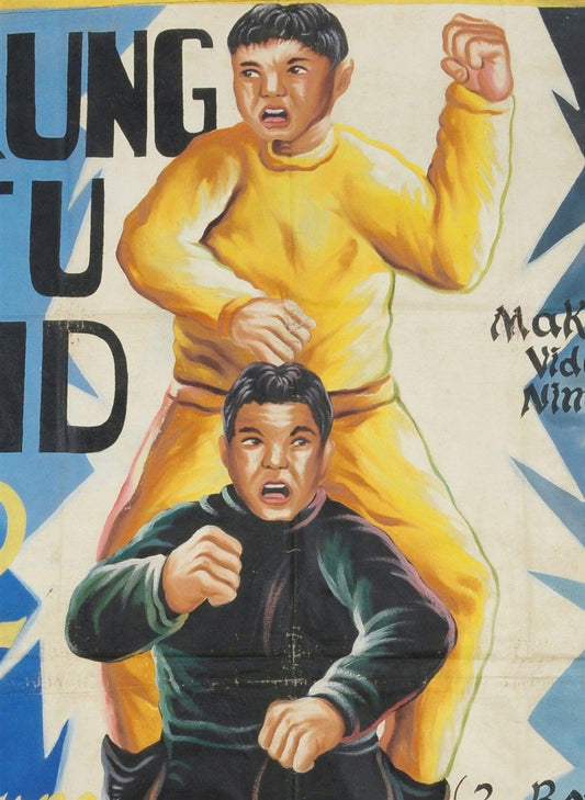 Kung Fu Kid 2 Movie Poster - Authentic Ghanaian Hand-Painted Art - alternate view