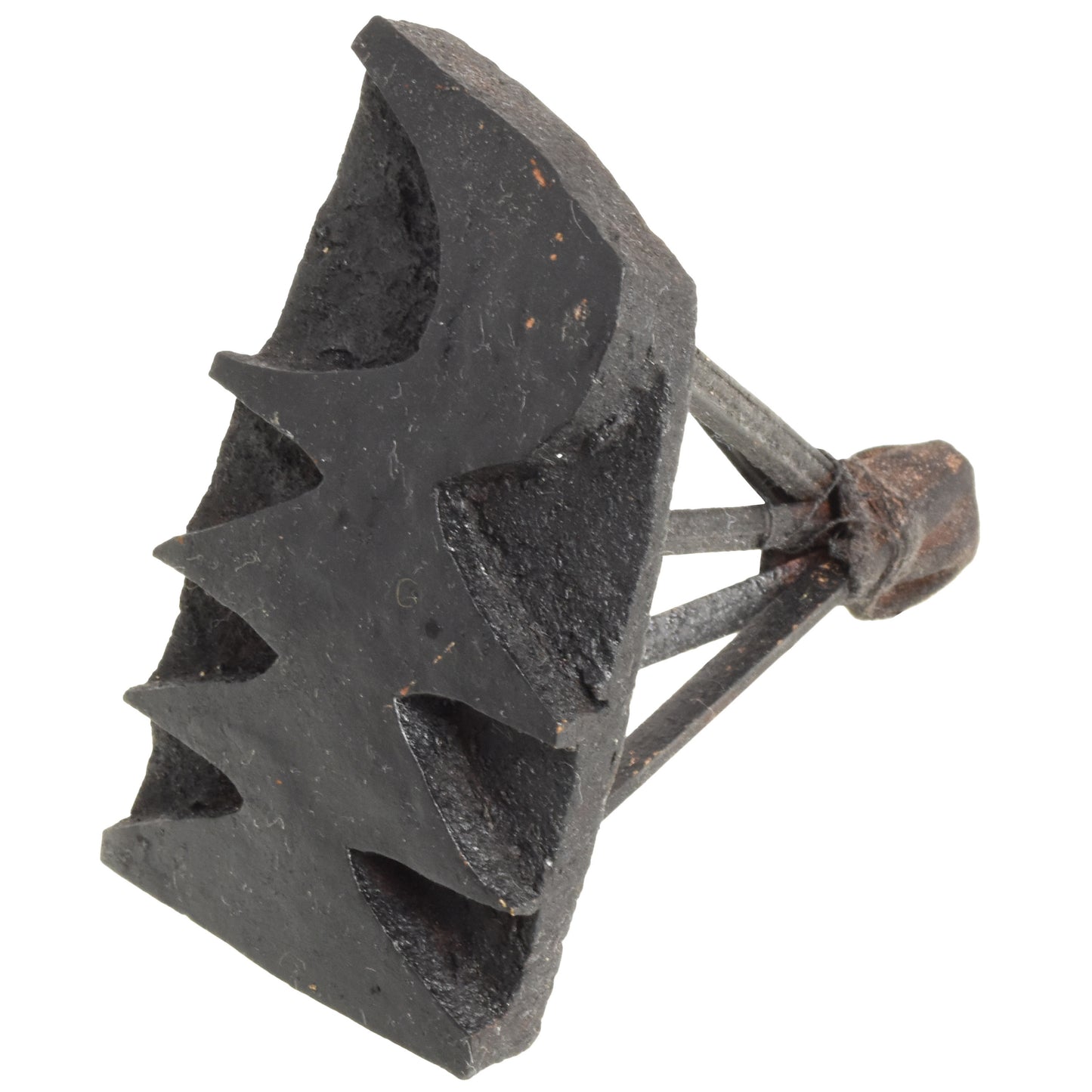 Akoben Adinkra Symbol – War Horn Ghana Adinkra Stamping Block