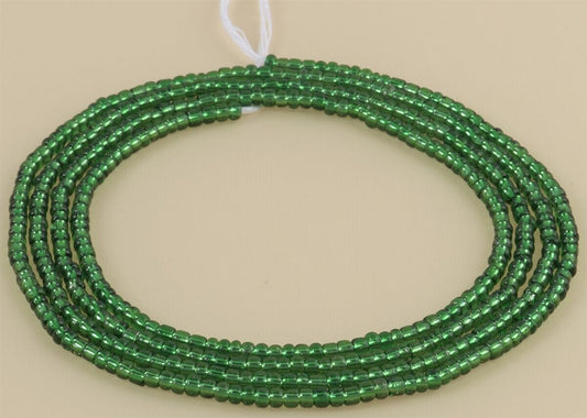 Tie on Light Olive Green African Waist Beads Handmade in Ghana
