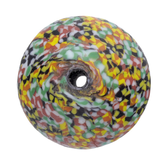 Large African Bicone Trade Beads - Recycled Glass From Ghana - alternate view