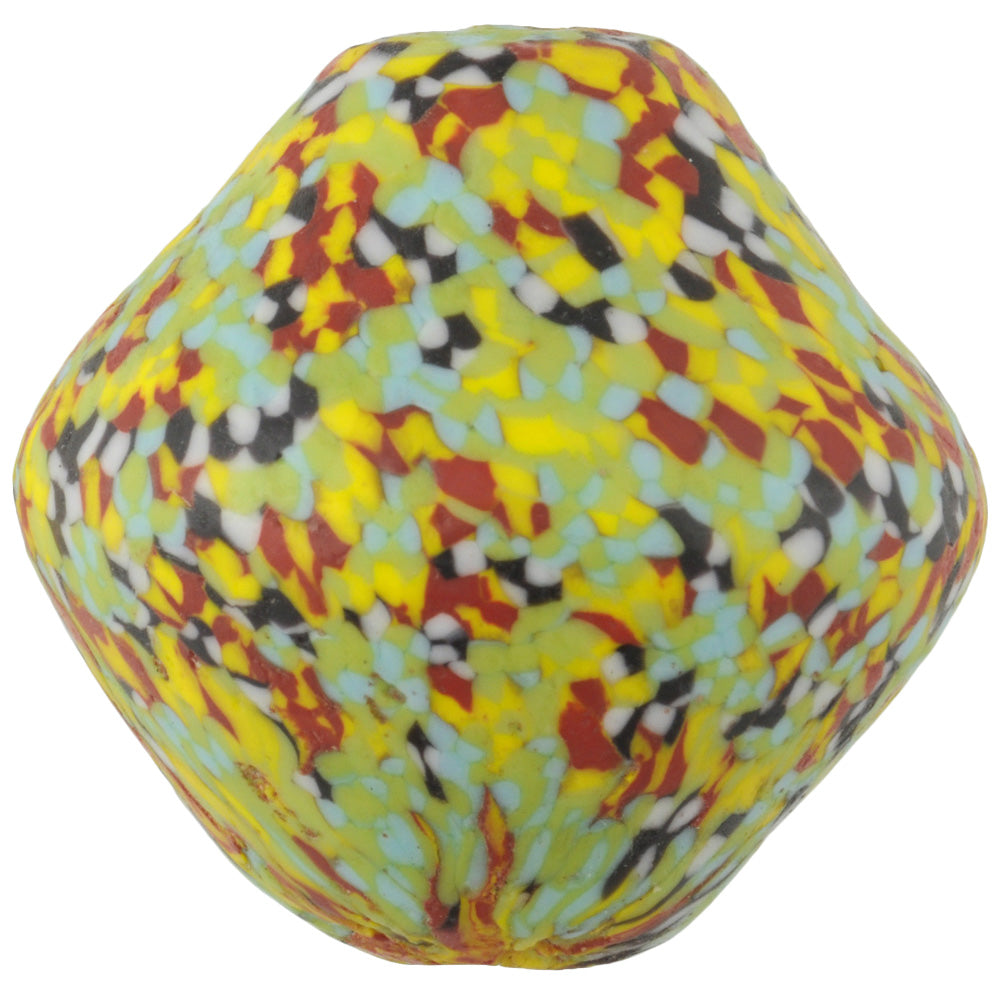 Large Bicone African Trade Beads - Recycled Ghana Glass Beads