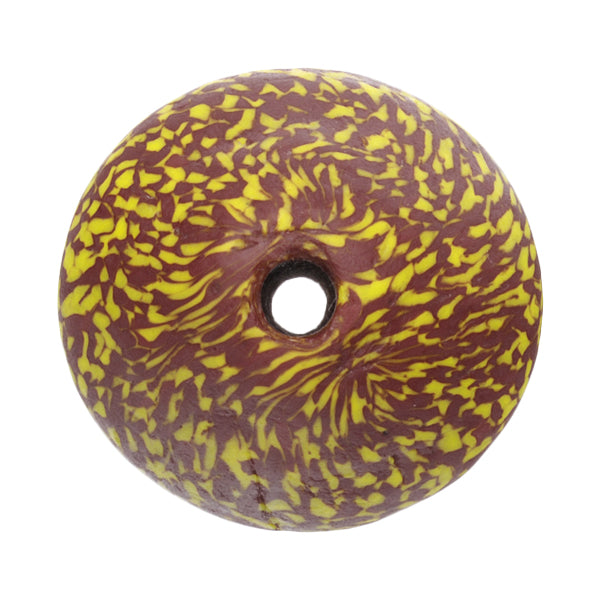 African Trade Beads: Large Recycled Bicone Ghana Glass Beads - alternate view