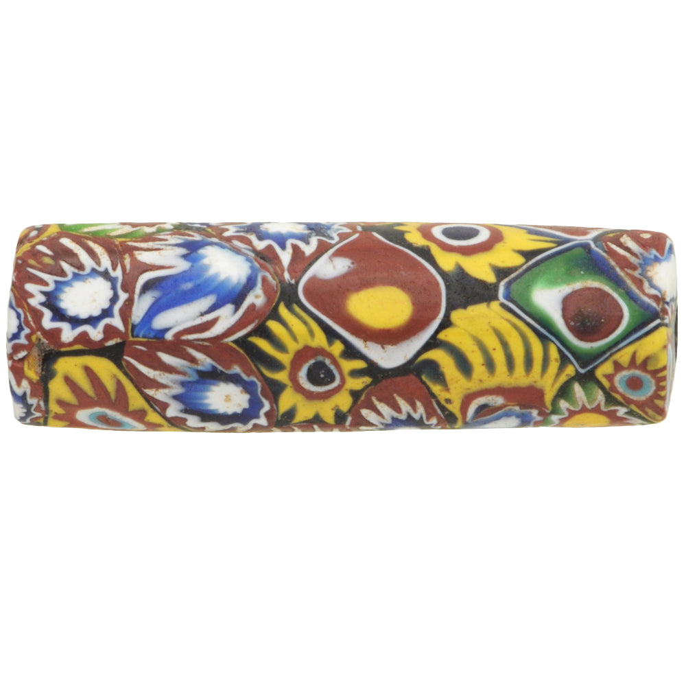 Rare Antique Large Multimurrine Millefiori Venetian African Trade Bead, 40Mm
