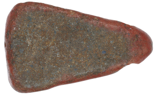 Rare Large Red Kiffa Bead - Authentic African Glass Trade Bead - alternate view