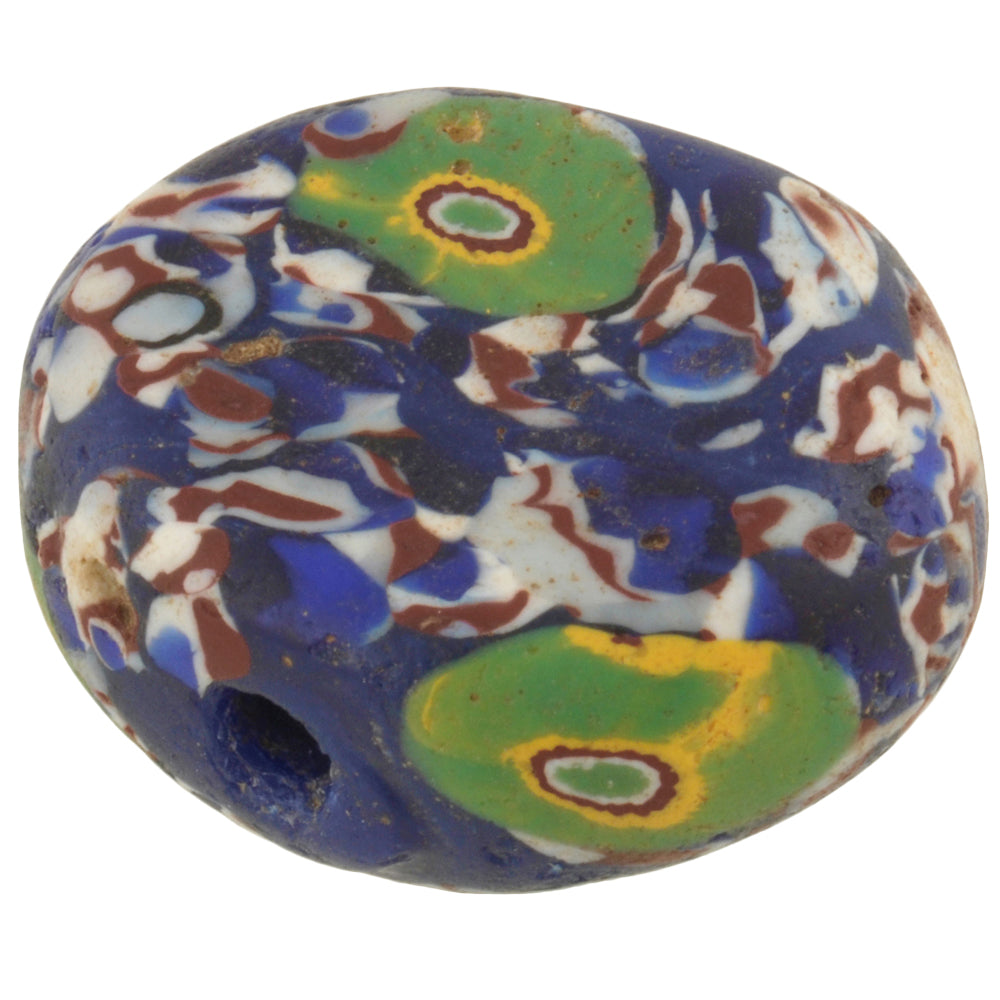 Antique Rare Tabular Millefiori Venetian Glass African Trade Bead
