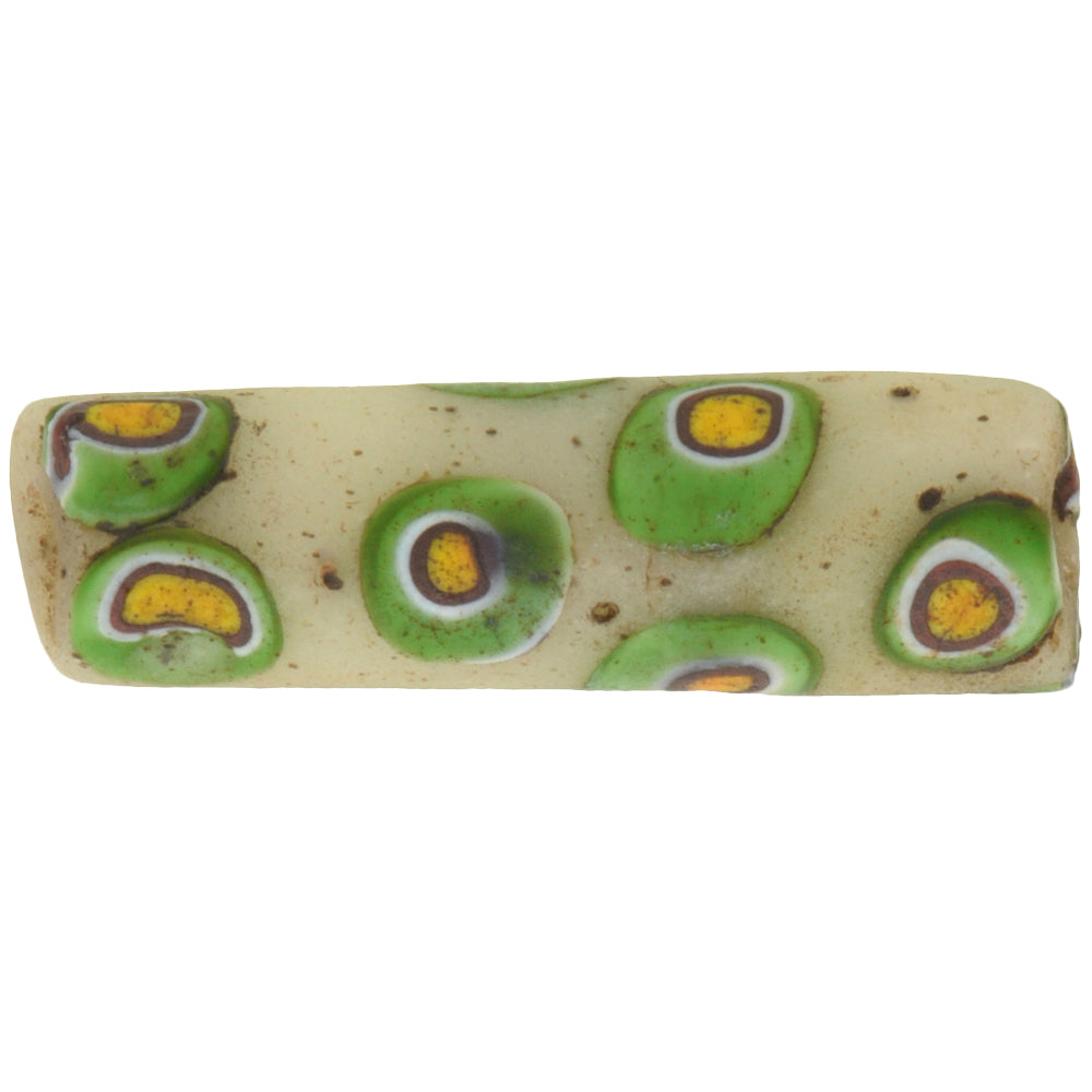 Rare Antique Large Venetian Millefiori Mosaic Trade Bead - African Trade