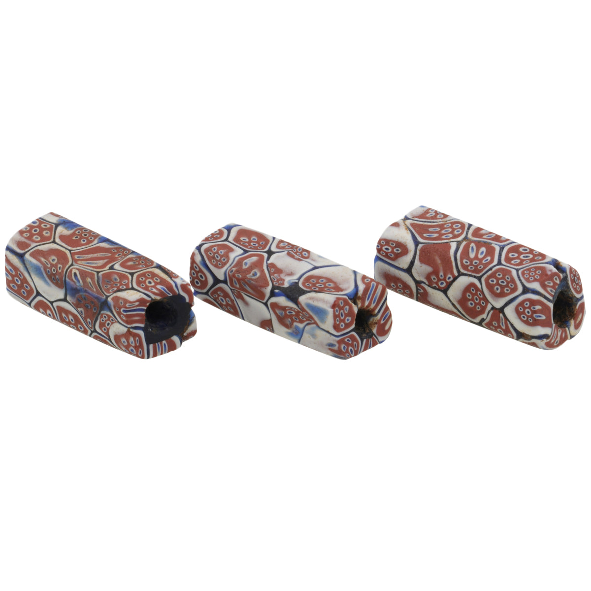 Antique Large Venetian Millefiori Mosaic Beads For African Trade