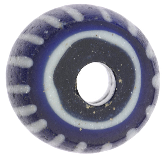 Rare 3-Layer Speo Chevron Bead - Antique Venetian Trade Glass - alternate view