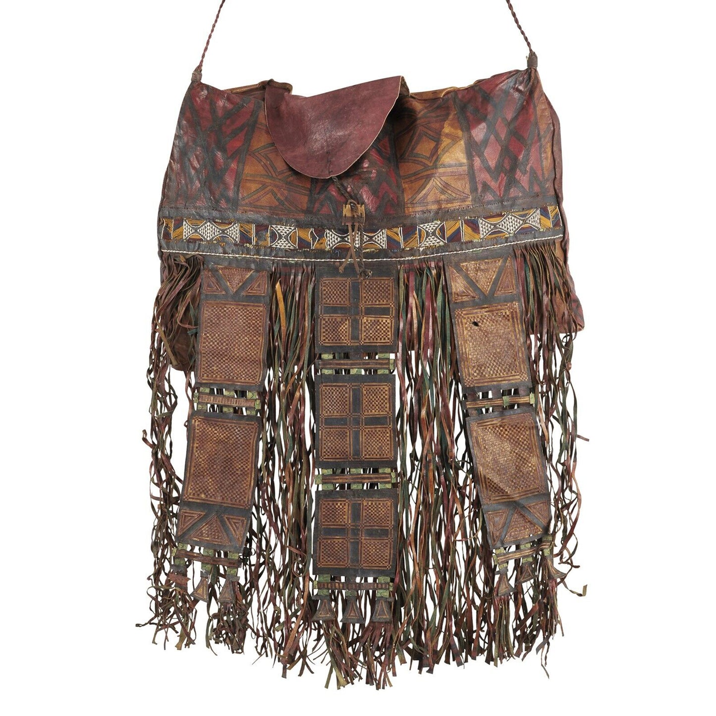 Tuareg Leather Camel Bag Niger Peul Fula African Sahara