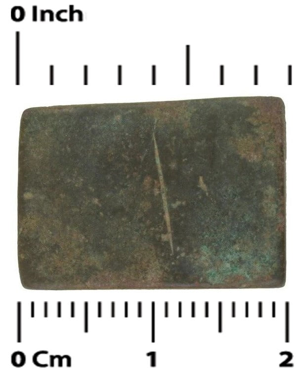 Antique Akan Brass Goldweight – Geometric Design (1800s)