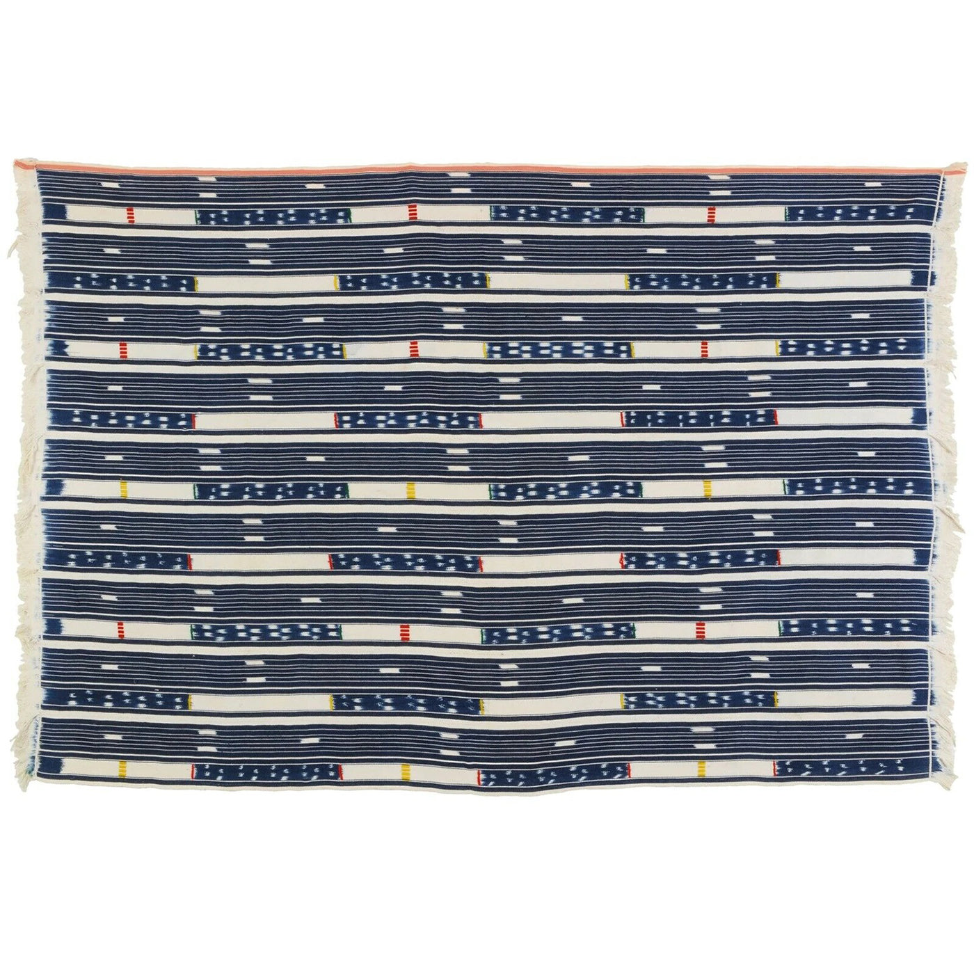 Hand Woven Cloth African Ivory Coast Baule Textile Interior Design Handmade Art