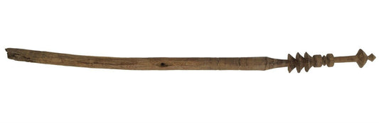 Tuareg Wooden Tent Post 44″ – Hand‑Carved Nomad Support Column