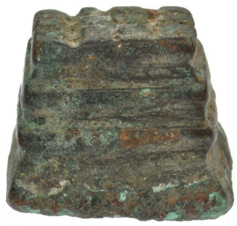 Antique Ashanti Akan Brass Goldweight – Lost Wax Geometric