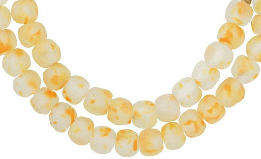 Translucent Krobo Glass Beads - Recycled African Trade - alternate view