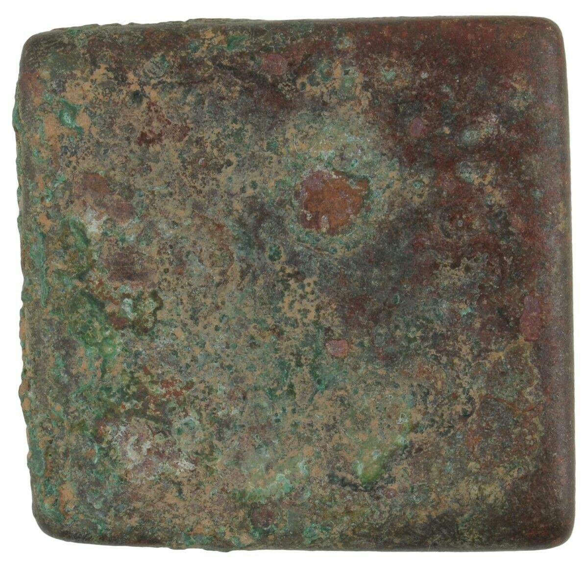 Antique Ashanti Geometric Brass Goldweight – Lost Wax Cast