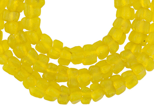 Translucent Recycled Glass Beads - African Trade Beads From Ghana - alternate view