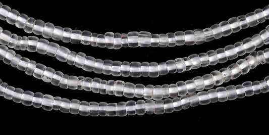 Translucent 2 mm Old Venetian Seed Beads Strand – Tiny Venetian Drawn Beads