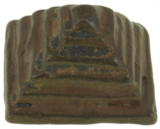 Antique Ashanti Pyramid Brass Goldweight – Lost Wax Cast