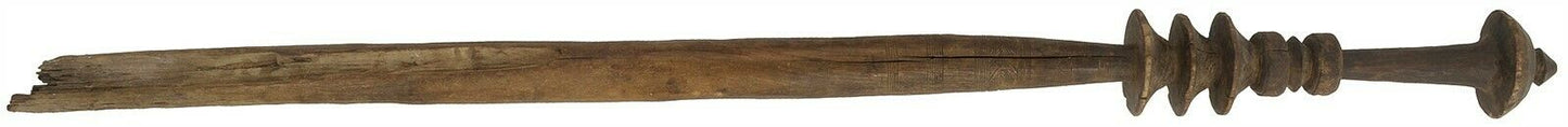 Tuareg Wooden Tent Post 43″ – Hand‑Carved Entrance Marker IGEM
