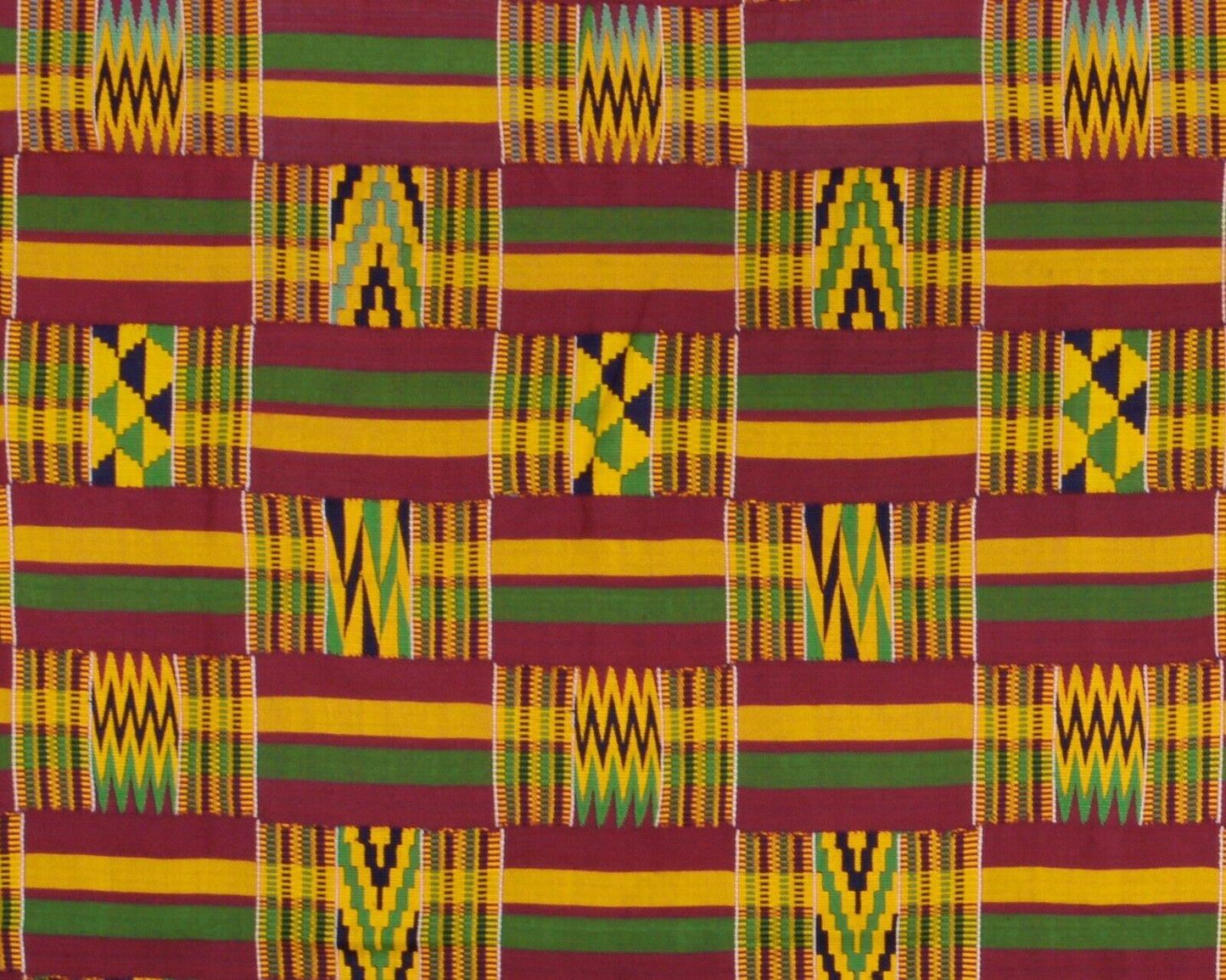 Vintage Handwoven Ashanti Kente Cloth – Man Size 120″×74″