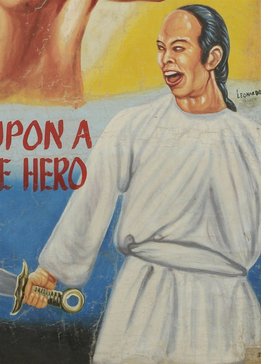 Once Upon A Chinese Hero - Authentic Ghanaian Hand-Painted Poster - alternate view