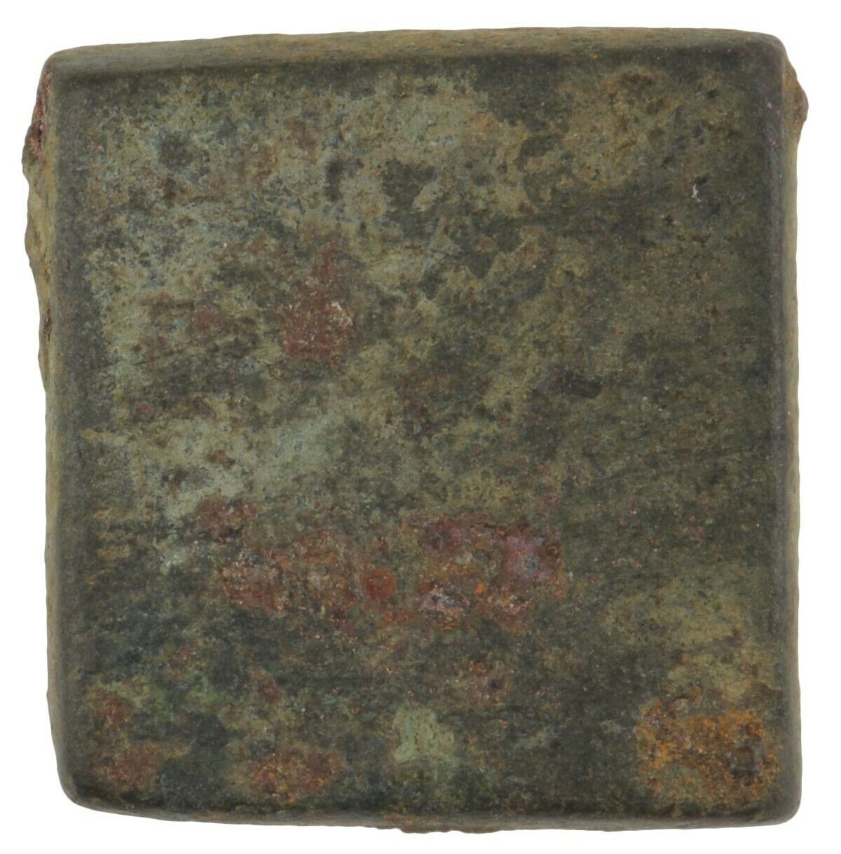 Antique Akan Brass Goldweight – Geometric Lost Wax Cast (1800s)