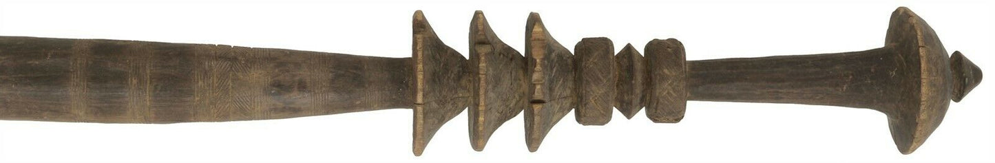 Tuareg Wooden Tent Post 43″ – Hand‑Carved Entrance Marker IGEM