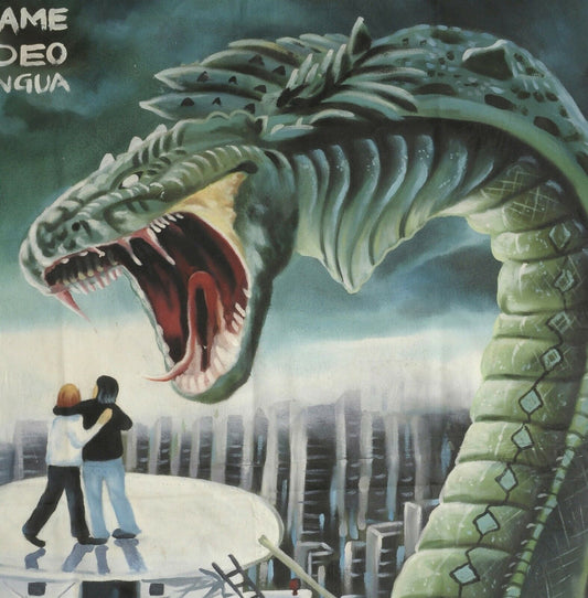 Ghana Movie Poster African Cinema Folk Wall Art Hand Painted D. War - alternate view