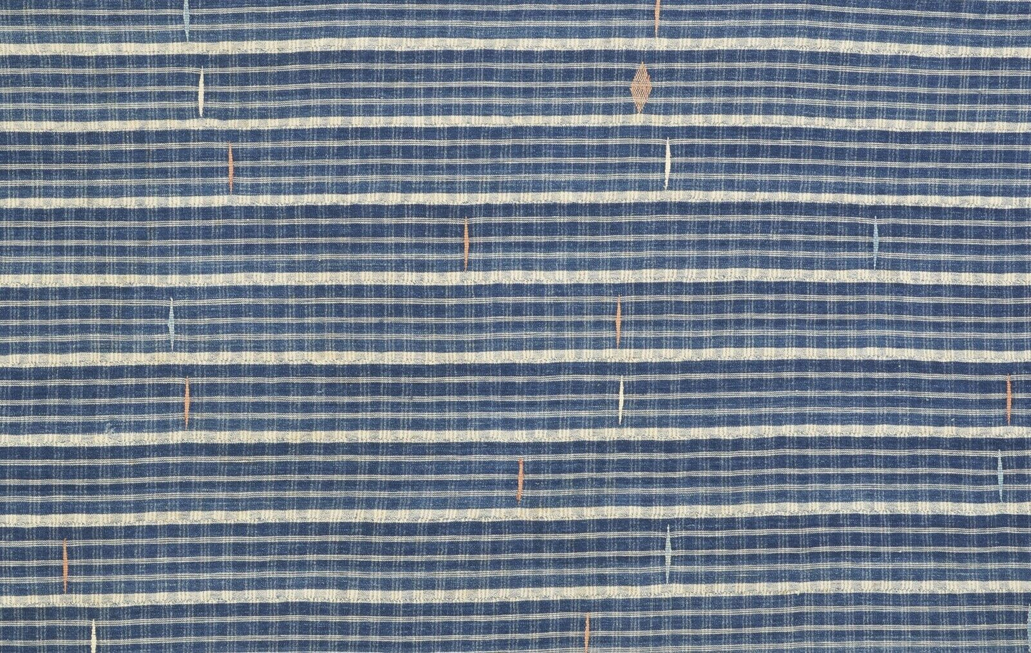 Old African Ivory Coast Baule Hand Woven Cloth Textile Home Decoration - alternate view