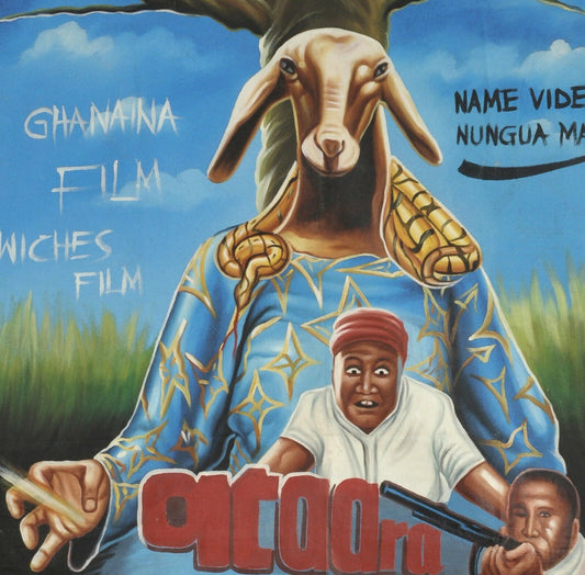 Ataara 2 Hand-Painted Ghana Movie Poster - African Ritual Art - alternate view