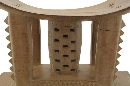 Old Ashanti Chief Ceremonial Stool – African Wooden Stool