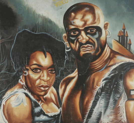 Vuga Movie Poster - Authentic Hand-Painted Ghana Art - alternate view