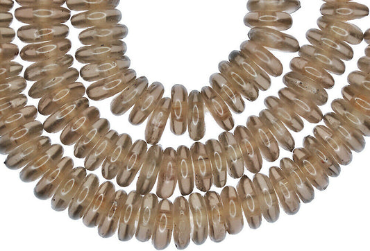 Recycled Glass Beads 10-12Mm - Ghana African Trade Beads - alternate view