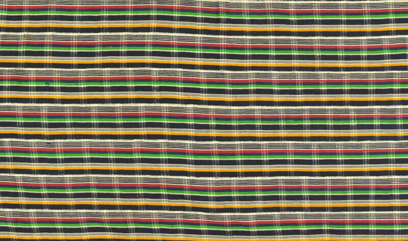 African Hand Woven Cloth Old Textile Fabric Northern Ghana Home Decoration Art - alternate view