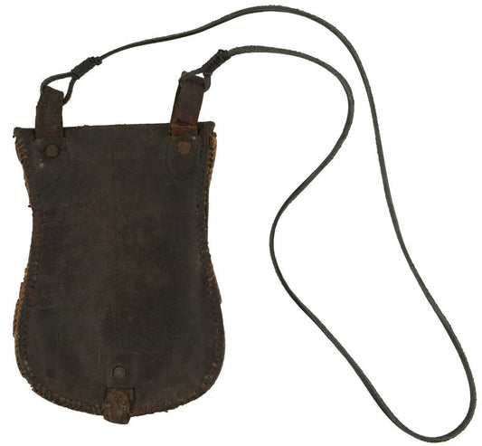 Tuareg Leather Purse Wallet African Authentic Sahara Niger Mali Handmade Art - alternate view