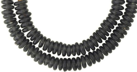 Annular African Trade Beads - Recycled Glass Beads From Ghana - alternate view